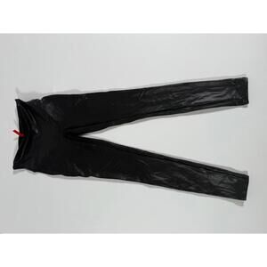 Spanx Women's Faux Leather Black High Waist Leggings Size S/P